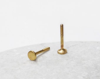 Small earrings, circle earrings, baby earrings, women's earrings, baby jewelry, yellow gold earrings, yellow gold, gold jewelry, for girl.