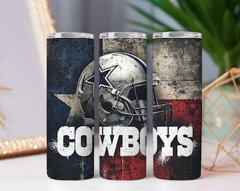 Cowboys Tumbler Wrap PNG | Western Rustic Sublimation Design (Digital Download)