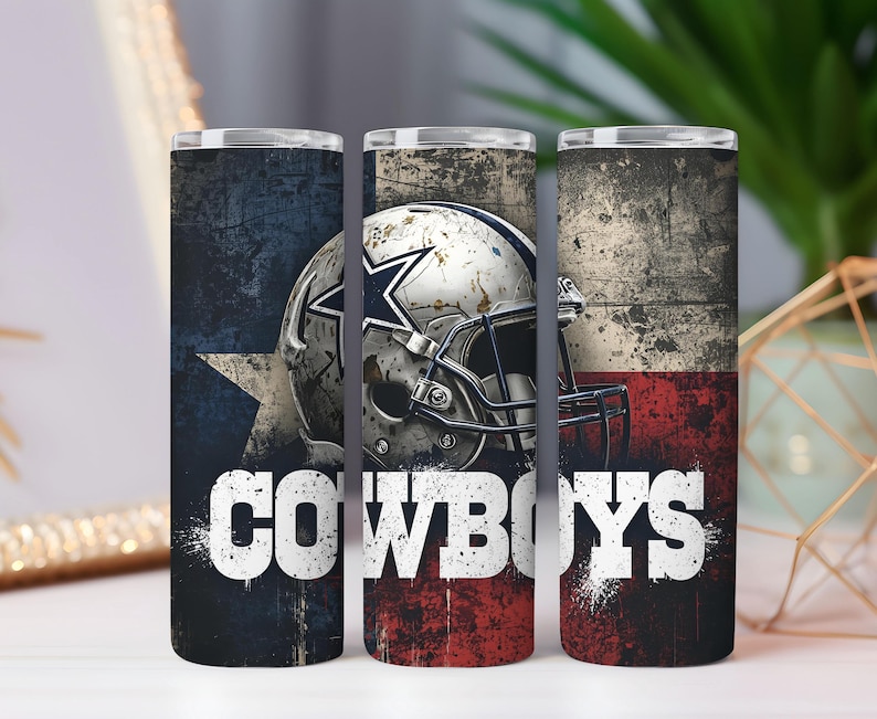 Cowboys Tumbler Wrap PNG | Western Rustic Sublimation Design (digital ...