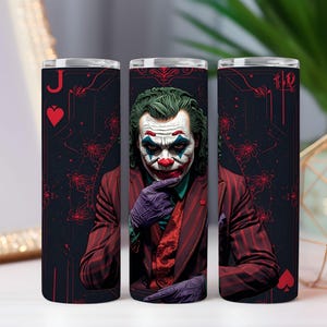 Joker King 20oz Tumbler Wrap: Dark Fantasy PNG (download digitale)