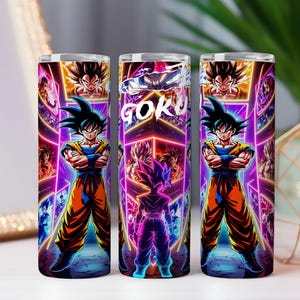Anime Warrior Tumbler Wrap: Dynamiczny wzór sublimacji (pobranie cyfrowe)