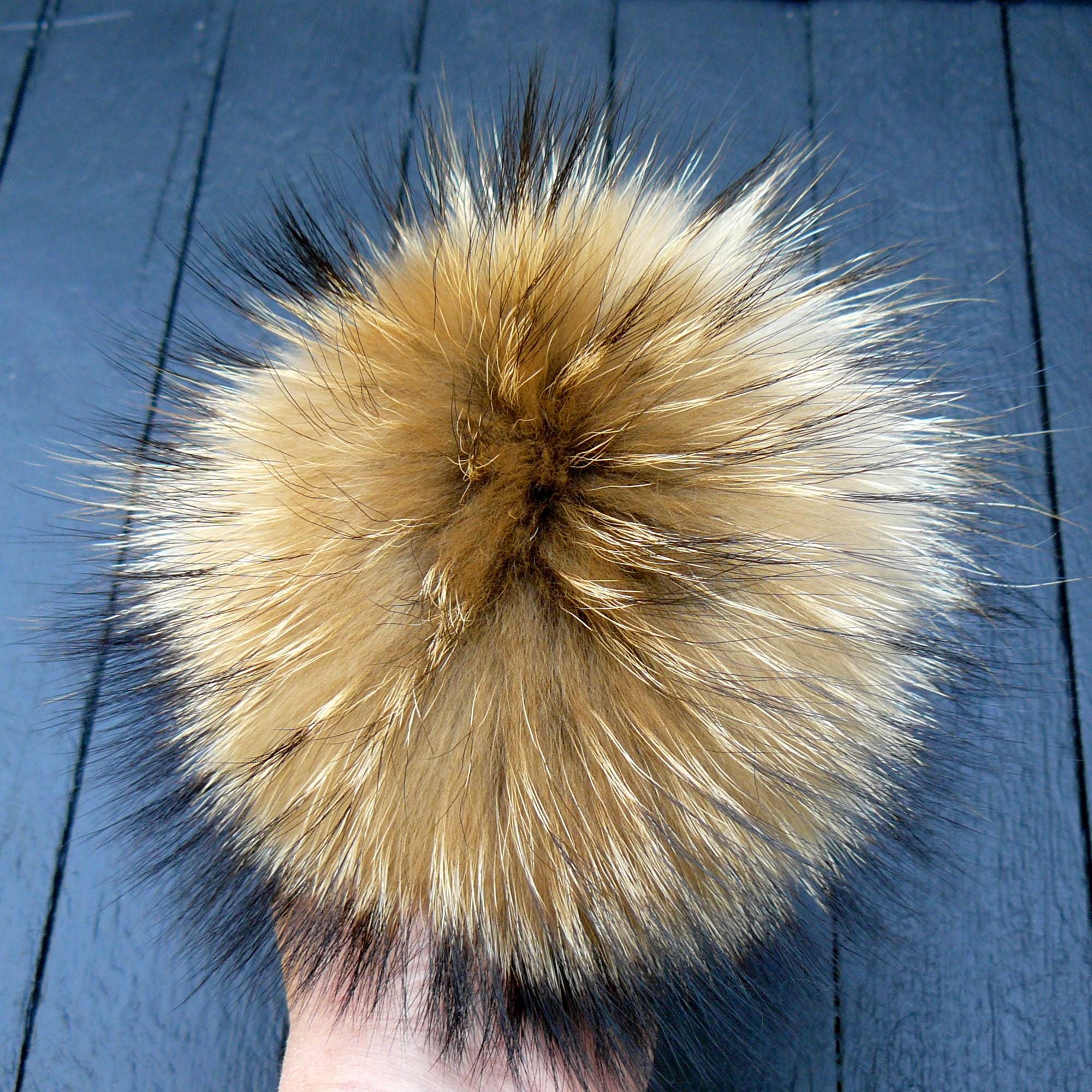 Canada Goose Black Hat with Brown Pom-Pom Canada Goose Hat Pom Pom - Etsy main image 2