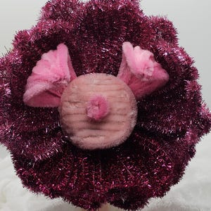 Cheerful piglet blustery crown