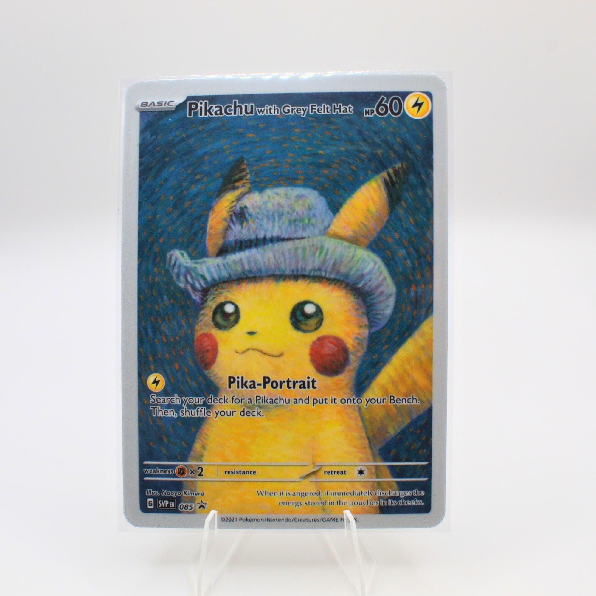 Van Gogh Pikachu Card - Etsy