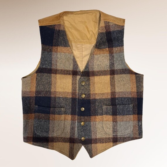 70s Lee Train Conductor Vest - image 1