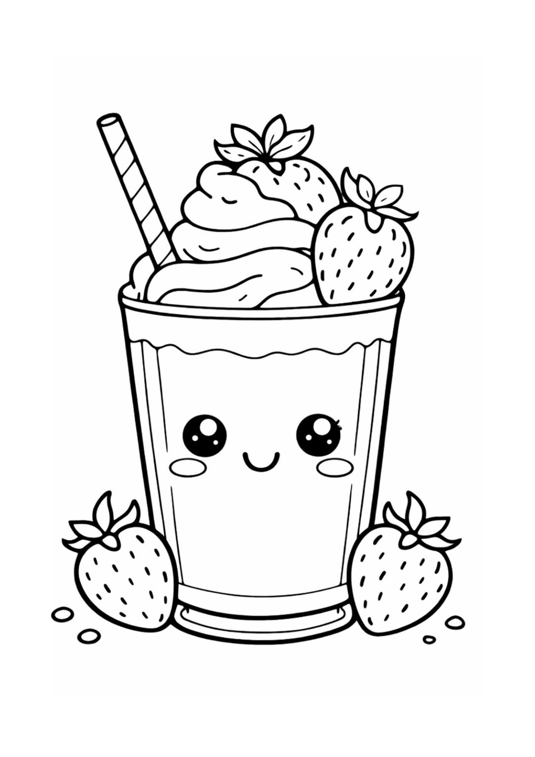 Kawaii Essen Ausmalbilder für Kinder - Etsy Schweiz
