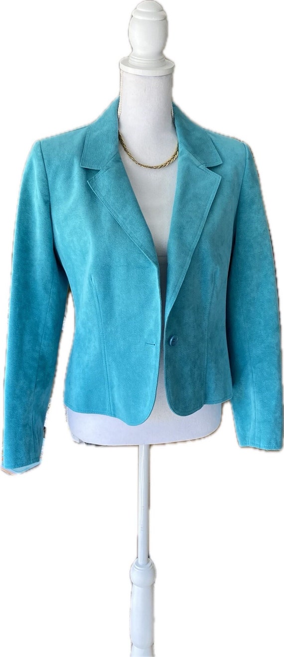 Vintage Spring Ultra Suede Blazer, Small size, Wom