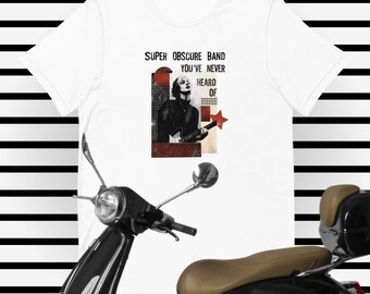 Funny Indie Band T-Shirt: Obscure Band Guitar Graphic Tee