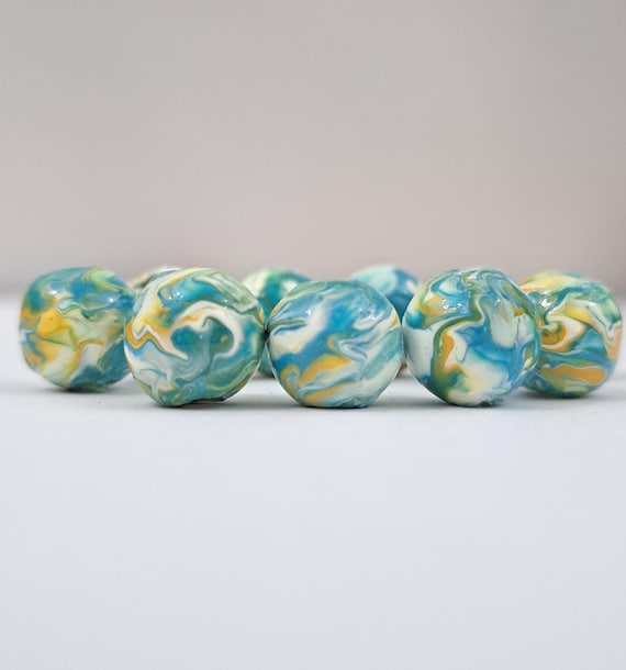 10mm FIFA Club World Cup Argentina Beads (set of 10)