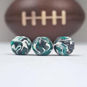 10mm Philadelphia Eagles Beads (set of 10)