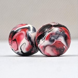 10mm Kansas City Chiefs Beads (set of 10), New Jersey Devils / Chicago Bulls Beads