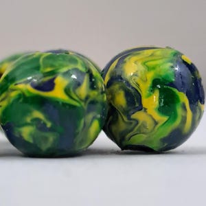 10 mm FIFA Club World Cup Brasilien-pärlor (set om 10) bild 5