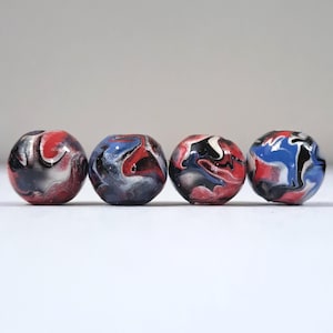 Perline Spiderman da 10 mm (set da 10)