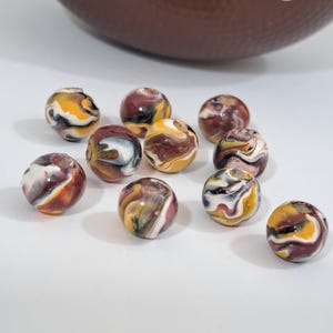 10mm Washington Commanders Beads (set of 10)