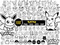 Mega Pokemon SVG Bundle, Pikachu Svg Snorlax PNG Gengar Eevee Charmander Bulbasaur Starmie Tandemaus, Pokeball Eps Dxf (Digital Download) product logo