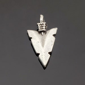 Sterling Silver Arrowhead Pendant