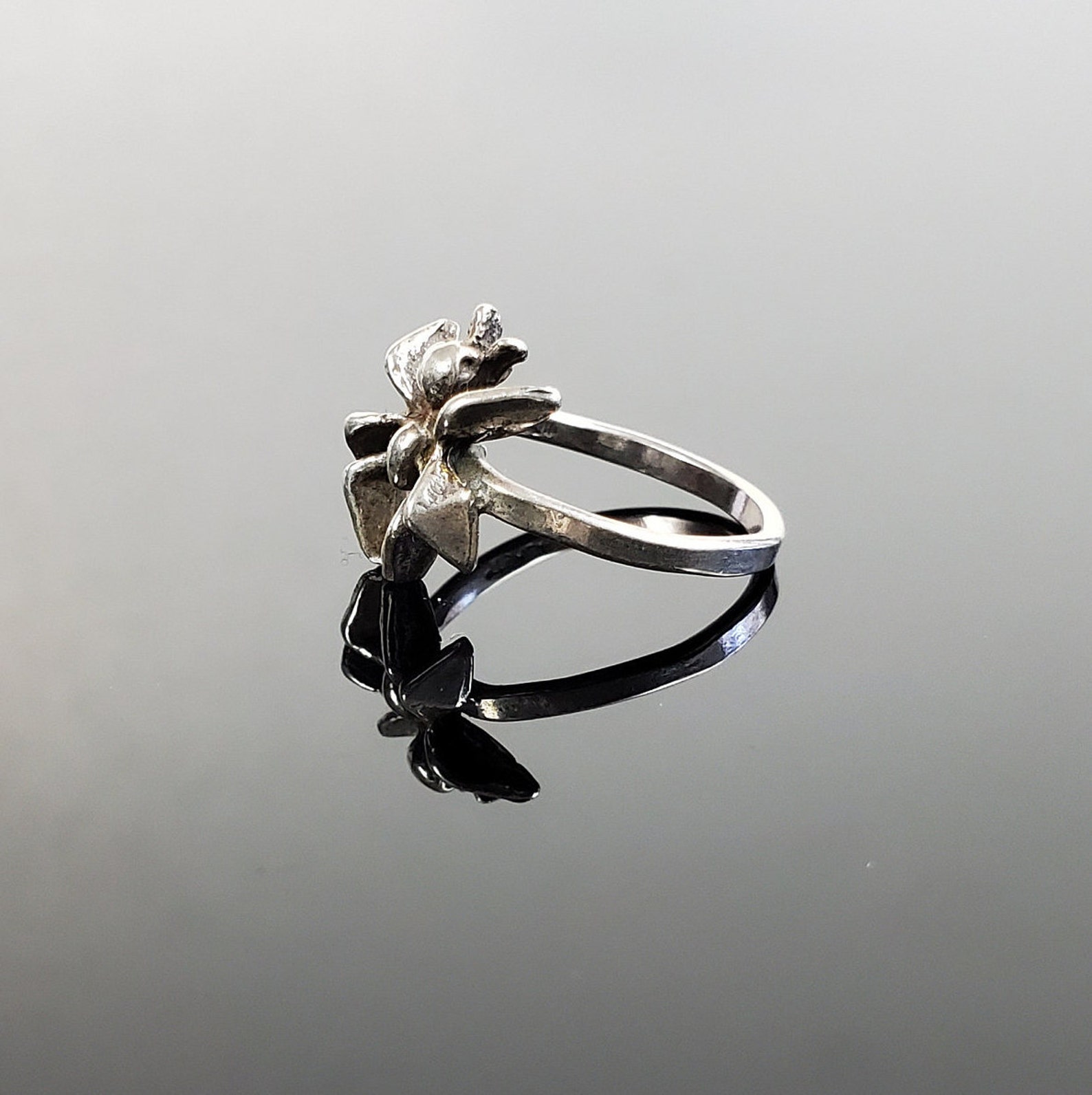 Sterling Silver Ant Ring - Etsy