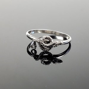 Sterling Silver Snake Single Band Ring