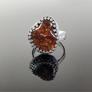 Size 9 Fire Agate Ring