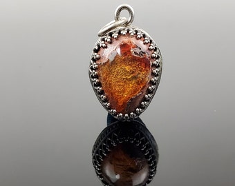 Sterling Silver Mexican Jelly Opal Pendant