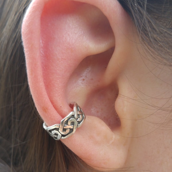 Sterling Silver Celtic Knot Earcuff