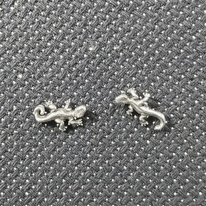 Sterling Silver Lizard Earrings