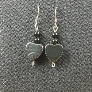 Sterling Silver and Hematite Earrings