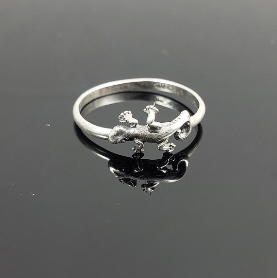 Sterling Silver Lizard Ring