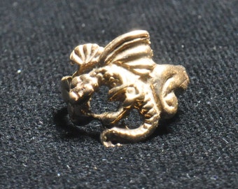 Bronze Dragon Earcuff