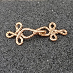 Bronze Celtic Knot Cloak Clasp