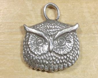 Sterling Silver Owl Pendant