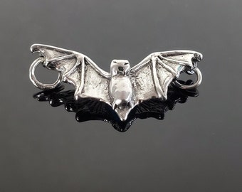 Sterling Silver Bat Pendant