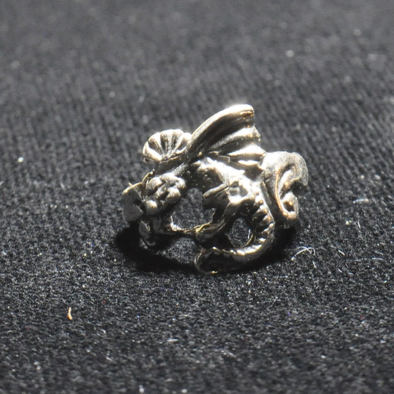 Sterling Silver Dragon Ear Cuff image 2