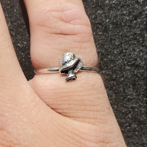 Sterling Silver Mushroom Ring