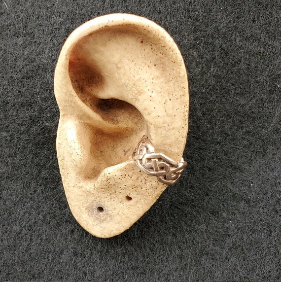 Bronze Celtic Knot Earcuff Etsy