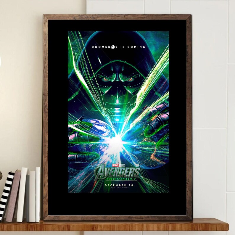 Avengers Doomsday Poster Unframed Victor Von Doom RDJ Portrait Wall avengers-doomsday-poster-unframed-victor-von-doom-rdj-portrait-wall