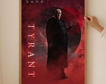 Póster de El Camino Dorado del Tirano sin marco, arte oscuro de ciencia ficción del Emperador, lámina de pared de la épica saga Dune