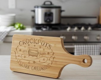 Engraved Bamboo Serving Board