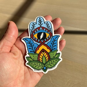 Hamsa Bolt Sticker
