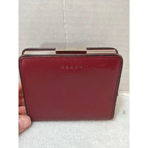 小物 COACH Signature Bifold Kisslock Wallet Coach Kiss Lock Wallet - Etsy
