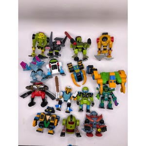 Vintage Lot Of 15 Z-Bots ZBots Robots Mini Zs 1990s LGTI Action Figures