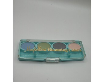 Vintage 60s Maybelline Blooming Colors Eyeshadow Palette Blue Green Grey Pink