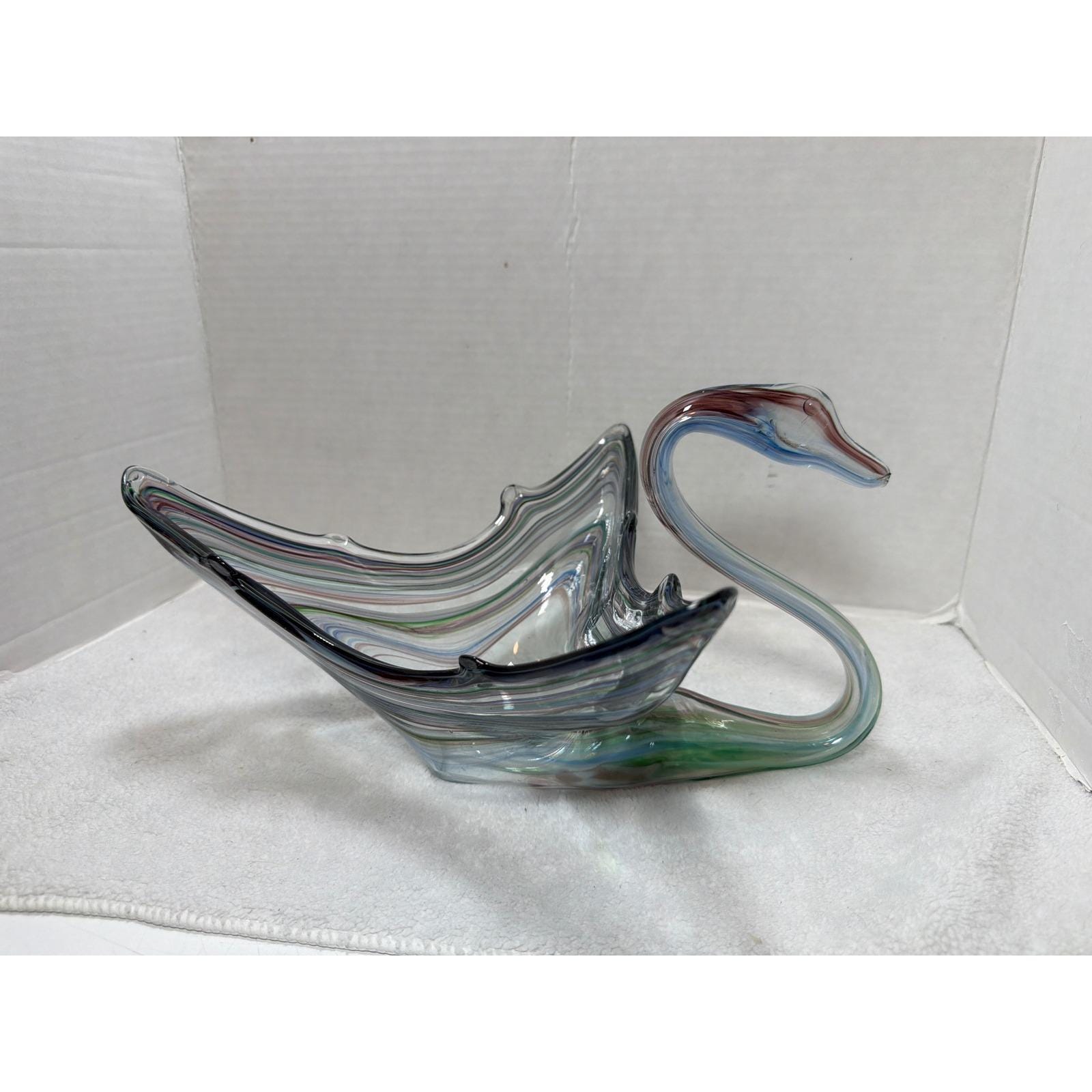 Sooner Glass Swans - Etsy