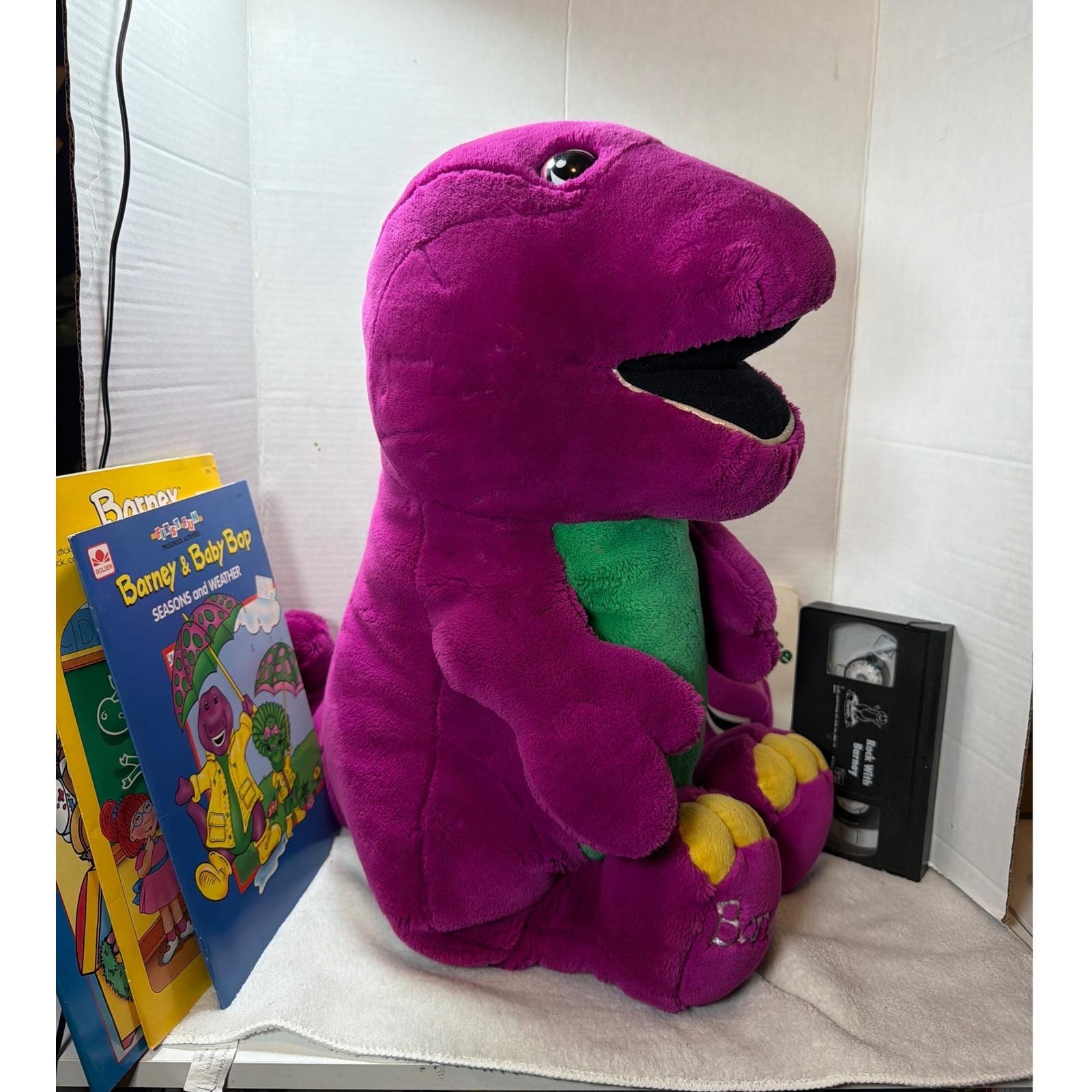 90s Barney Toy - Etsy