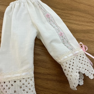 Vintage lace, bloomers, 14” doll clothes, Ruby Red fashion friends, ooak