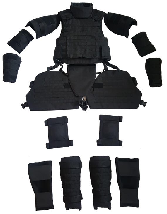 Body Armor M \ L Gear Protection MultiCam: IIIA bulletproof Tactical vest, pads