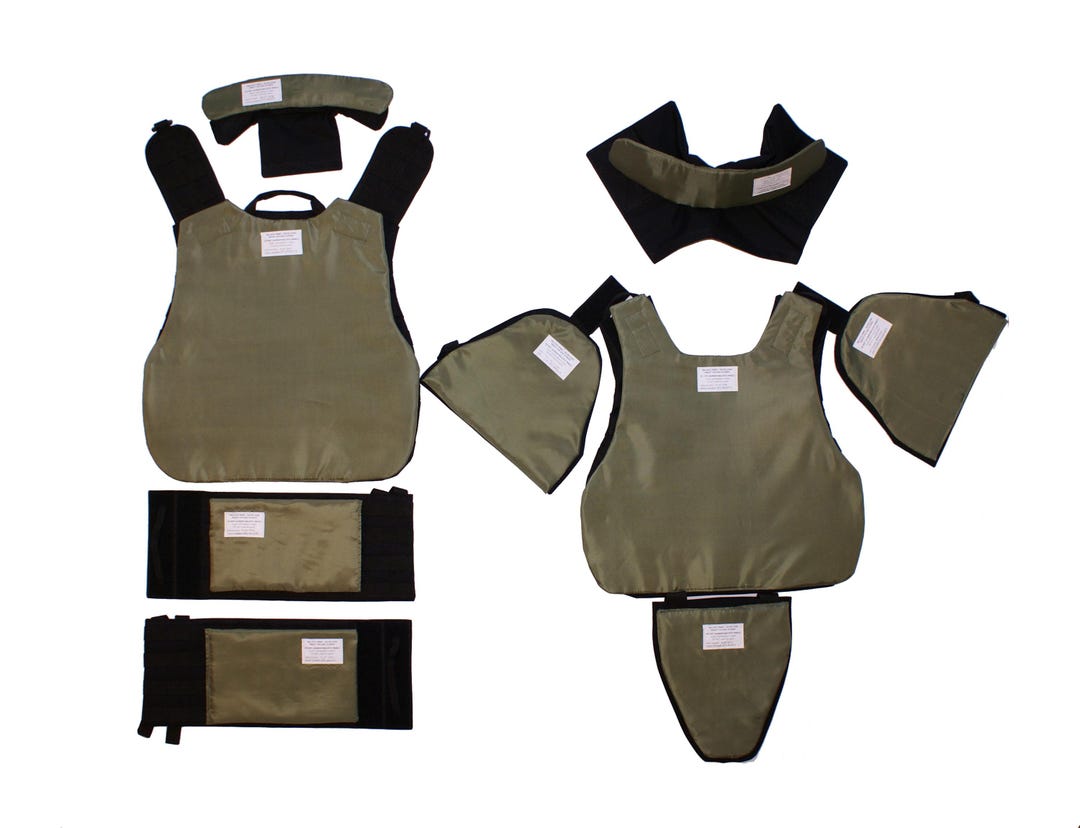Soft Ballistic Aramid Inserts IIIA Size XL Set for Vest Shark - Etsy