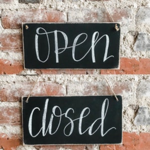 Open Closed Sign Etsy