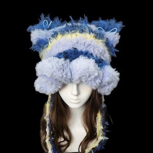 Starry Night Cat Ear Hat | Plush Celestial Magic Snug Fit
