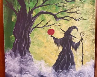 Halloween - Witch Painting